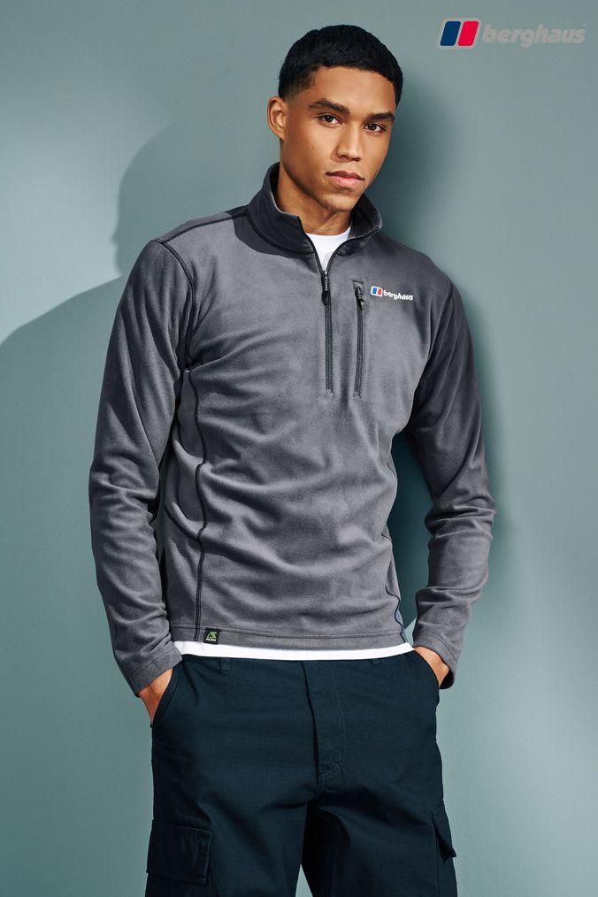 Fleece 2024 jacket grey