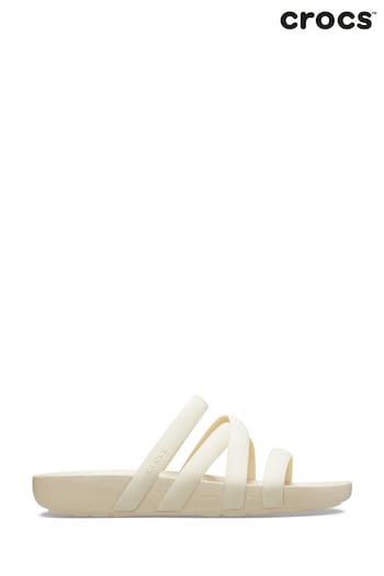 Crocs White Splash Strappy Sandals (510780) | £40