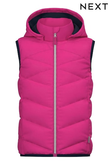Name It Pink Zip Up Padded Gilet (510912) | £23