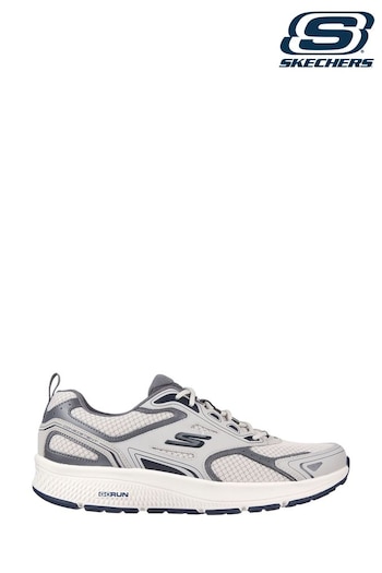 Skechers Grey Go Run Consistent Wide Brights Shoes (511409) | £64