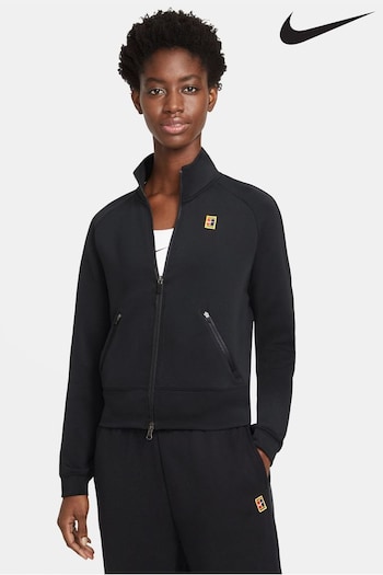 Nike black Black NikeCourt Full-Zip Tennis Jacket (512528) | £80