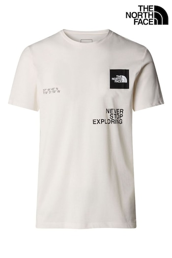The North Face Foundation Coordinates Graphic White T-Shirt (513033) | £30