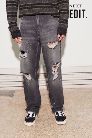 Black EDIT Ripped Denim Jeans (513094) | £35