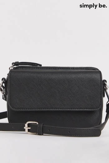 Simply Be Multi Compartment Black Bag (513095) | £26