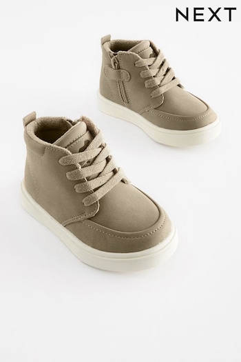 Stone Natural Standard Fit (F) Warm Lined Chukka Boots sole (514242) | £24 - £29
