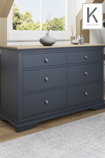 K Interiors Grey Colton 6 Drawer All Toys & Games (514427) | £690