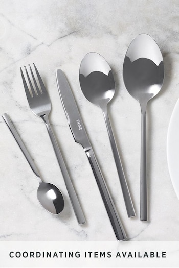 Silver Kensington Stainless Steel 32pc Cutlery Set (514627) | £62