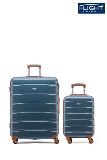 Set Of 2 Large Check-In & Small Carry-On Hardcase Travel Suitcase (515127) | £110