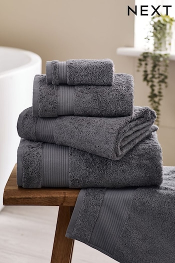 Charcoal Grey Egyptian Cotton Towel (515179) | £5 - £26