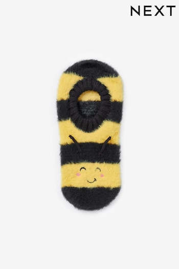 Yellow/Black Bee Footsie Slippers 1 Pack (515288) | £12