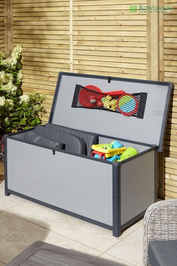 Rowlinson Grey Airevale Plastic Garden Cushion Storage Box (516286) | £200