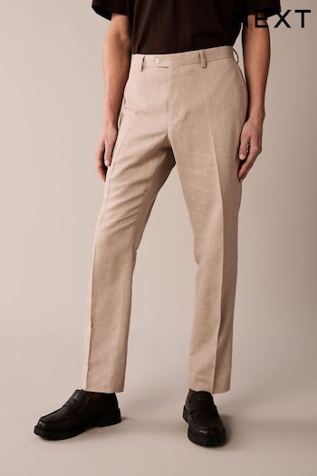 Stone Linen Suit: ASOS Trousers (516683) | £50