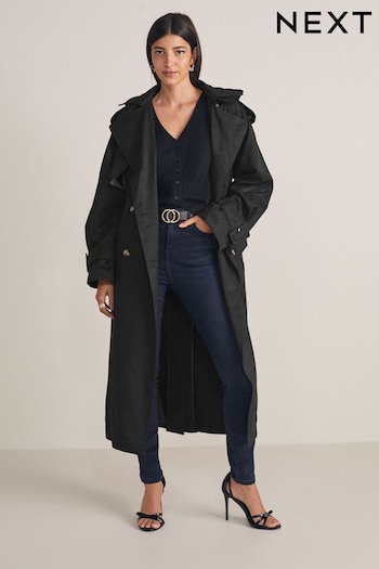 Black Belted Trench Coat (517337) | £80