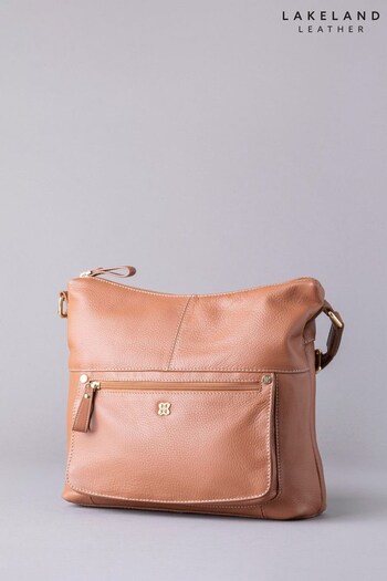 Lakeland Leather Rickerlea Leather Brown Shoulder Handbag (517445) | £90