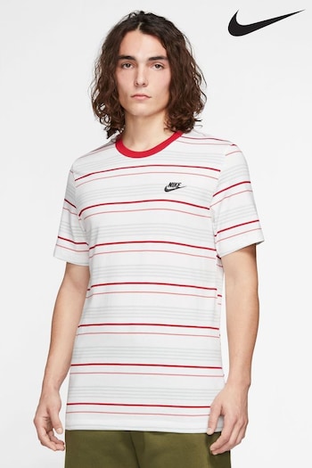 Nike White Sportswear Club T-Shirt (517503) | £33