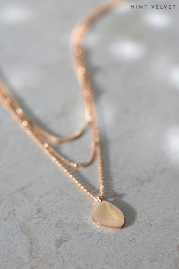 Mint Velvet Gold Tone Layered Necklace (517561) | £29