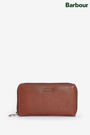 Barbour® Brown Medium Laire Leather Purse (517846) | £55