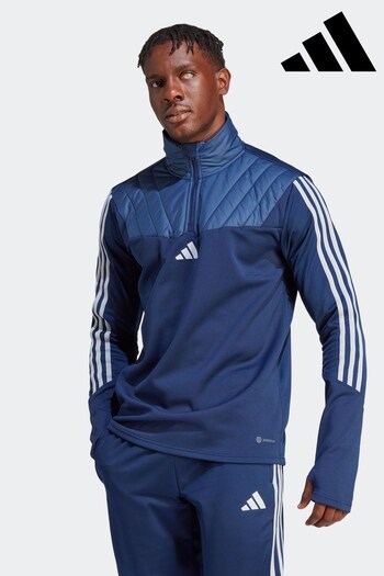 adidas Navy Performance Football Tiro 23 Winterized Track Top (518049) | £40