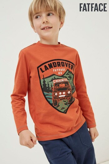 FatFace Orange Land Rover Graphic T-Shirt (518606) | £14
