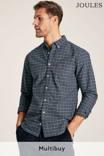 Joules Welford Navy Cotton Check Shirt (518843) | £59.95