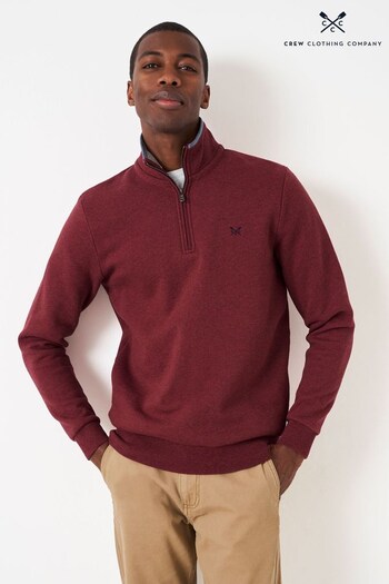 Crew Clothing Company Green Classic 1/2 Zip Sweater (519572) | £65