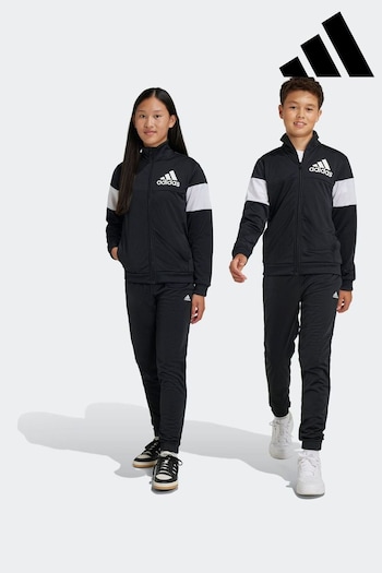 adidas Black Colourblock Tracksuit (519609) | £38