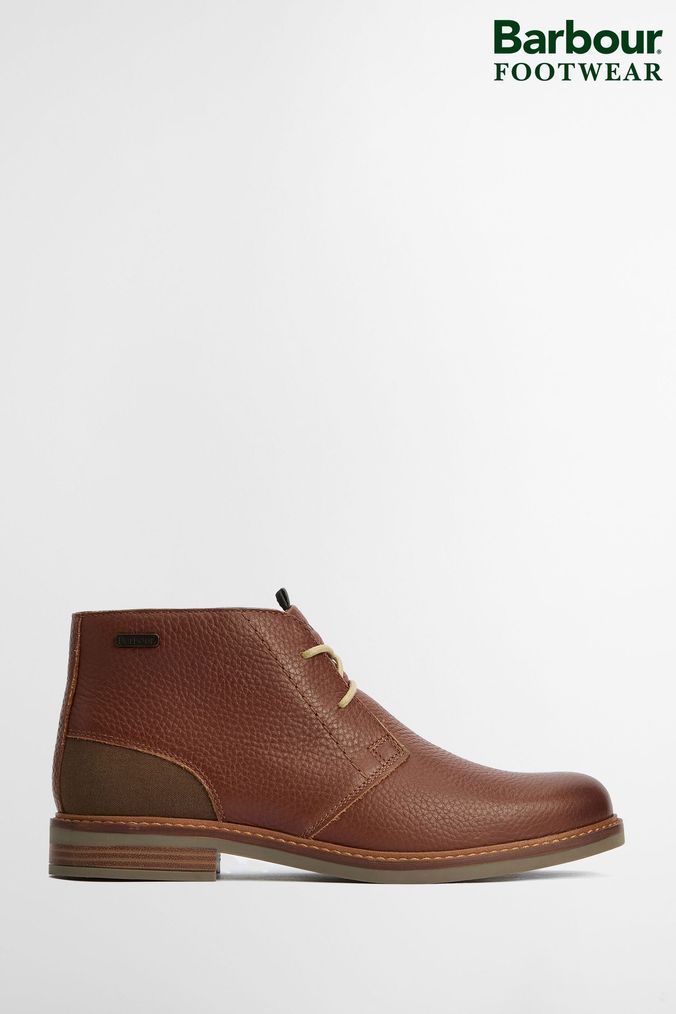 Barbour readhead chukka boots dark brown deals