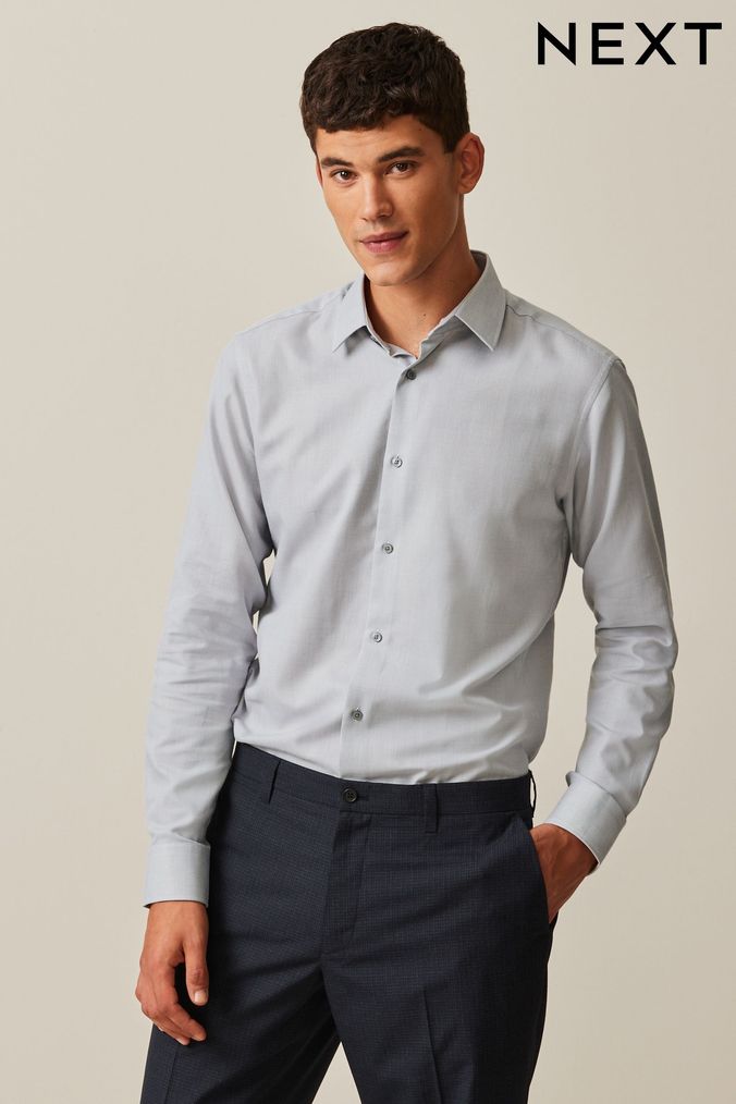 Light grey shirt mens clearance