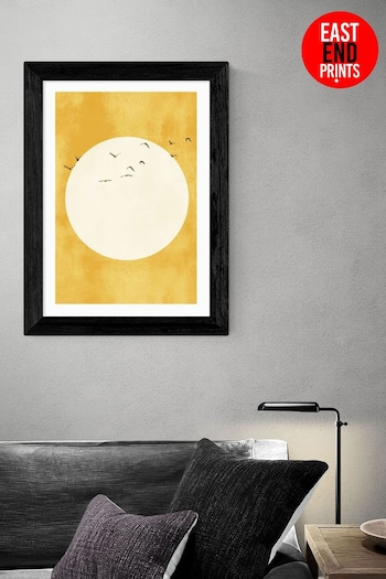 East End Prints Black Eternal Sunshine Print by Kubistika (521574) | £45 - £120