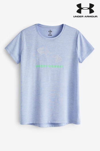Under apoyo Armour Blue/Green Tech Twist T-Shirt (522651) | £19