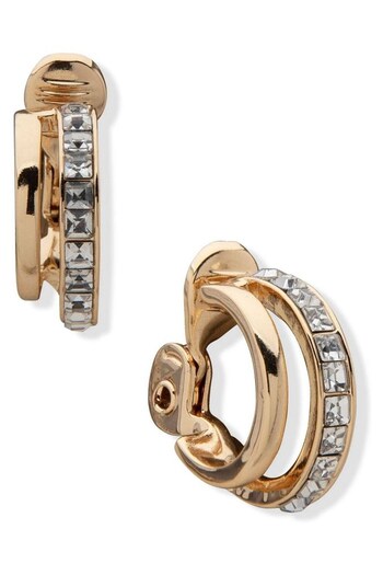Anne Klein Ladies Gold Tone Jewellery Earrings (522752) | £26