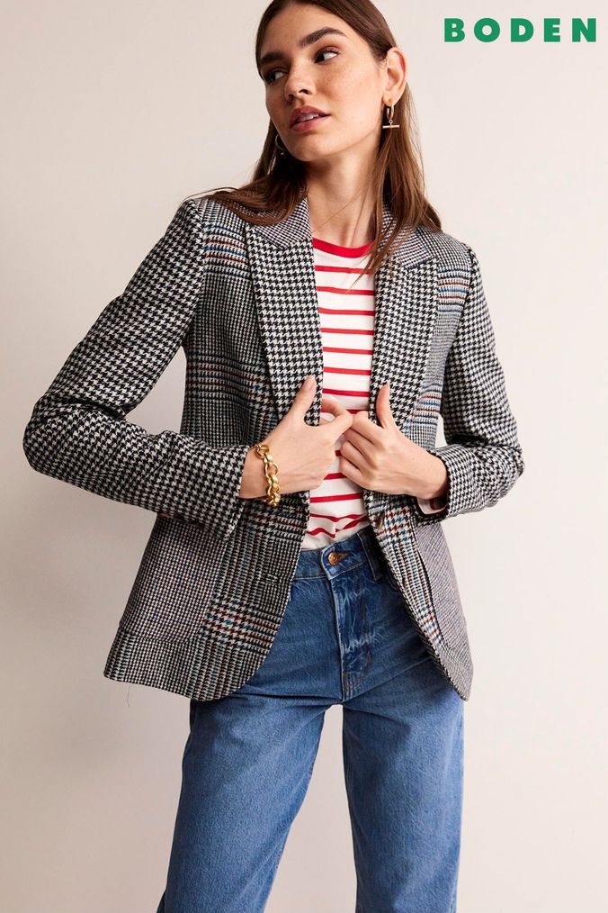 Womens wool sale blazer uk