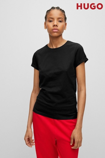 HUGO The Plain Black T-Shirt (523040) | £45