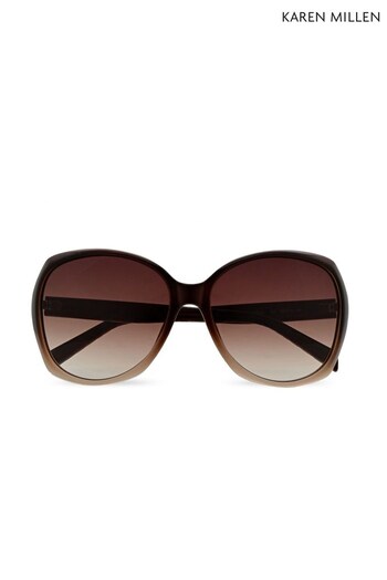 Karen Millen Brown KM5055 103 Sunglasses (523196) | £75