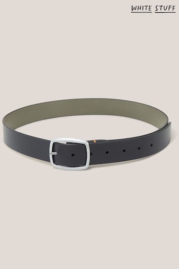 White Stuff Black Reversible Leather Belt (523600) | £29