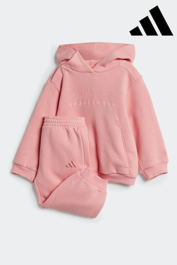 adidas Pink All SZN Tracksuit Set (524041) | £35