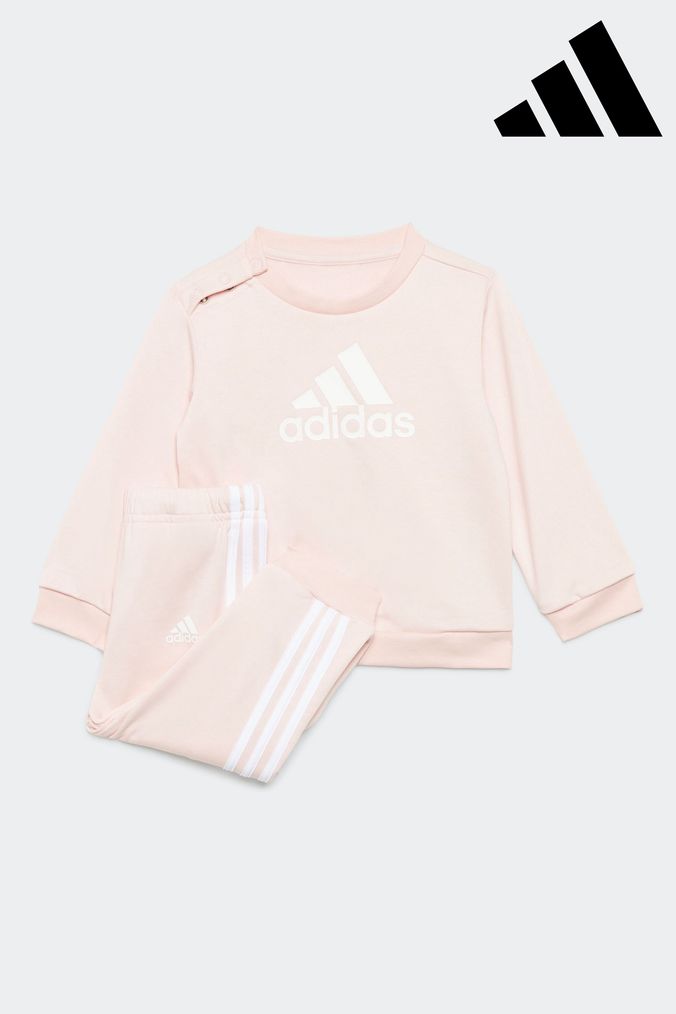 ArvindShops adidas klia2 airport code 6 Months Print Cotton Adidas Online Buy Men s Older Boys Older Girls Unisex Younger Girls Tracksuits Pink 3