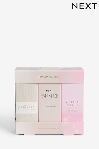 Set of 3 Cashmere, Eau Nude and Just Pink 10ml Perfume Gift Set (524308) | £14