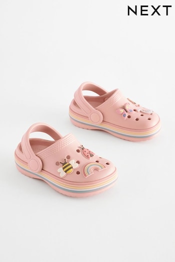 Pink Rust Character Badge Clogs (524424) | £10 - £12