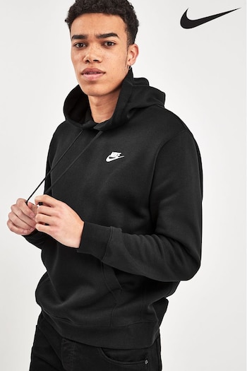 Nike Black Club Pullover Hoodie (524585) | £60