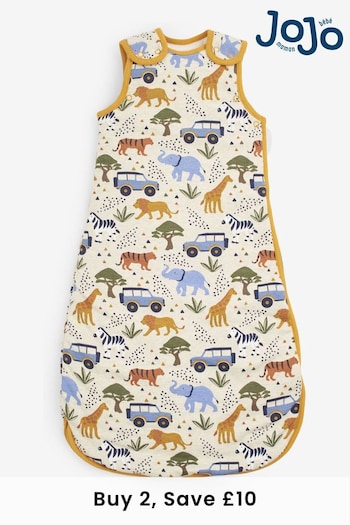 JoJo Maman Bébé Safari Safari Print 2.5 Tog Baby Sleeping Bag (524652) | £28