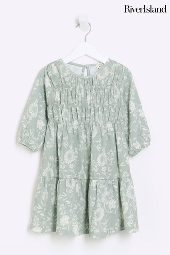 River Island Green Girls Ditsy Dress (524670) | £18