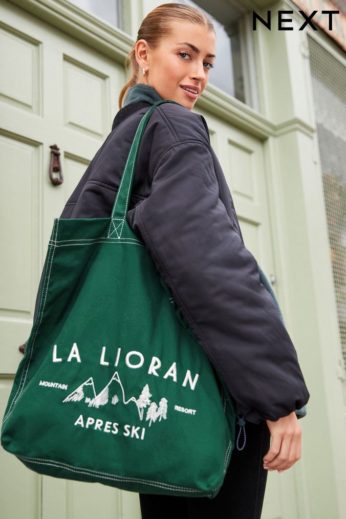 Buy Women s Bags Green Print Accessories Online Next UK