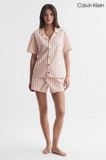 Calvin Klein Chambray Stripe Two Piece Pyjamas Set (525131) | £70