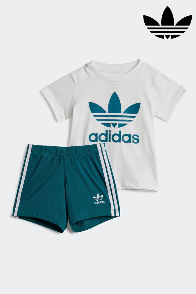 Womens adidas short tracksuit sets on sale