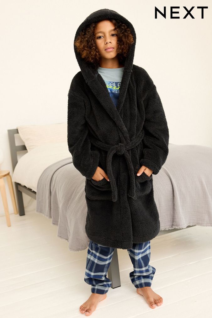 Fluffy dressing clearance gown boys