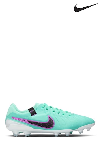 Nike Green Tiempo Legend 10 Pro Firm Ground Football Boots Sneaker (525910) | £140
