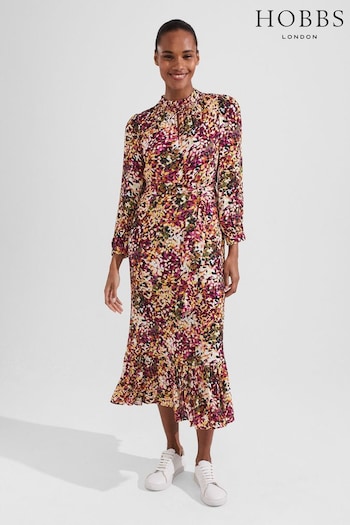 Hobbs Natural Camellia Dress (526122) | £159