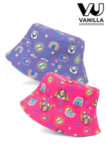 Vanilla Underground Pink/Purple Kids Licensing Bucket Hat (526625) | £14