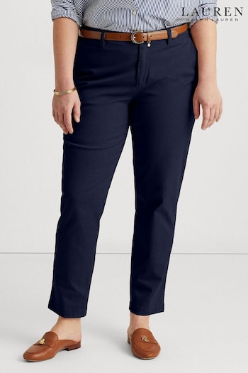 Lauren Ralph Lauren Curve Slim Fit Stretch Chino Trousers (526716) | £159